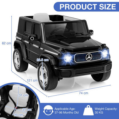 12V Licensed Mercedes-Benz EQG Kids Ride On Car