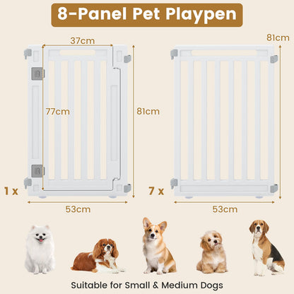 Plastic Dog Playpen, Pet Puppy Play Pen