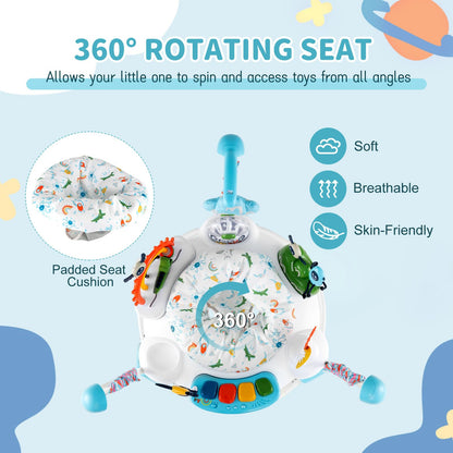 Baby Activity Center Baby Jumper and Bouncer with 6 Interactive Toys for Babies Age 6 Months +