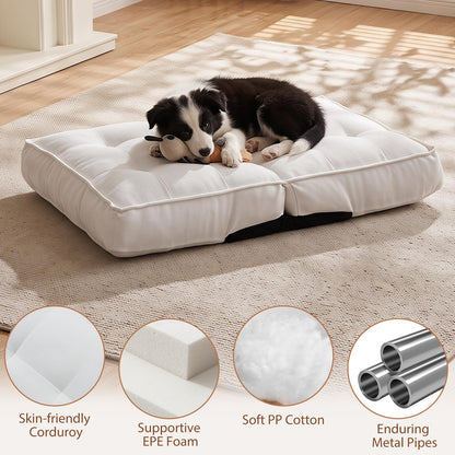 6-Level Adjustable Single Lazy Sofa Bed Chair