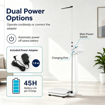Height and Weight Scale with Height Rod