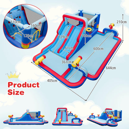 5 in 1 Mega Kids Bouncy Castle with Dual Slides