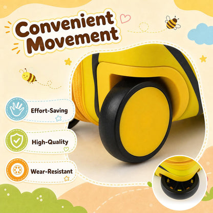 3-Piece Bee Design Kids Bee Design Set with Rucksack & Neck Pillow for Ages 3+