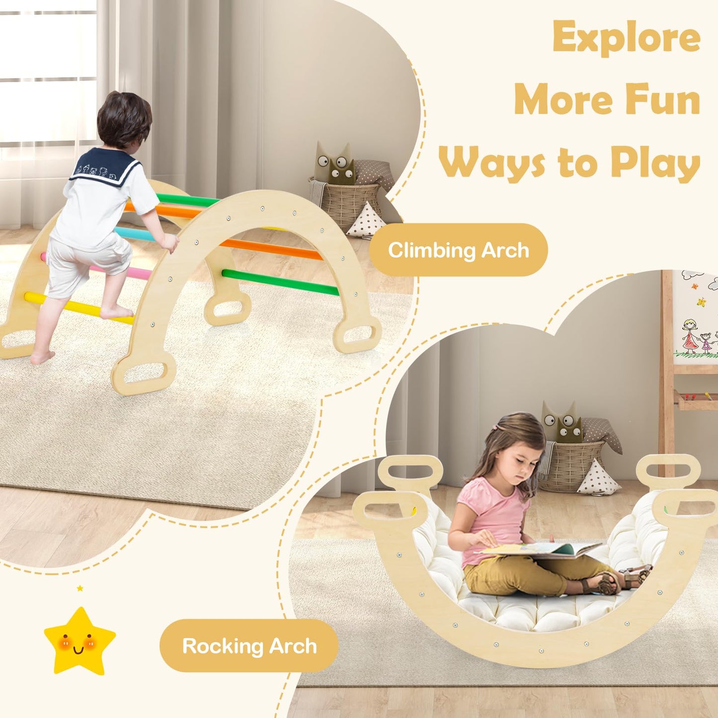 3 in 1 Toddler Climber with Ladder