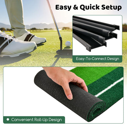 25 mm Golf Hitting Mat Includes 2 Rubber Tees and 2 Alignment Sticks