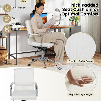 Ergonomic Computer Desk Chair with Rocking Backrest