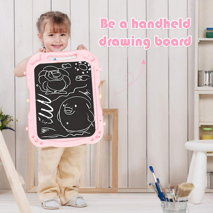 Kid's Double Sided Boards Easel Magnetic Painting Art