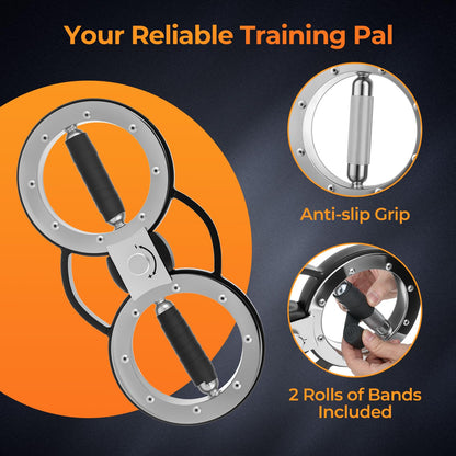 Arm Workout Equipment with Adjustable Resistance for Men and Women
