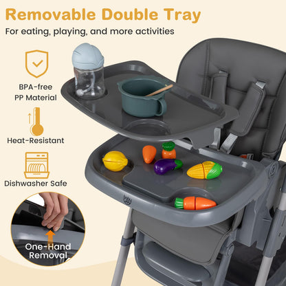 Foldable High Chair for Babies and Toddlers