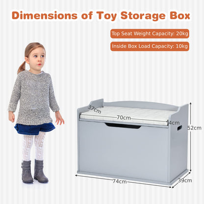 Kids Bench and Storage Chest with Cushion