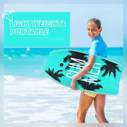 37'' Bodyboard, Lightweight Body Board with EPS Core, XPE Deck