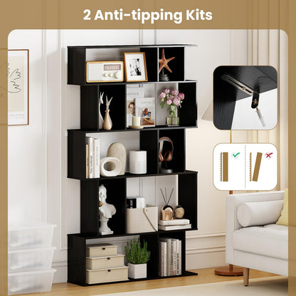 Home Office Industrial Decorative Bookshelf Display Stand Rack
