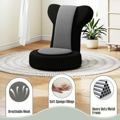 Lazy Sofa Chair with Adjustable Headrest and Backrest