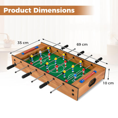 2 In 1 Multi Game Table Compact Tabletop Foosball Table and Hockey Game