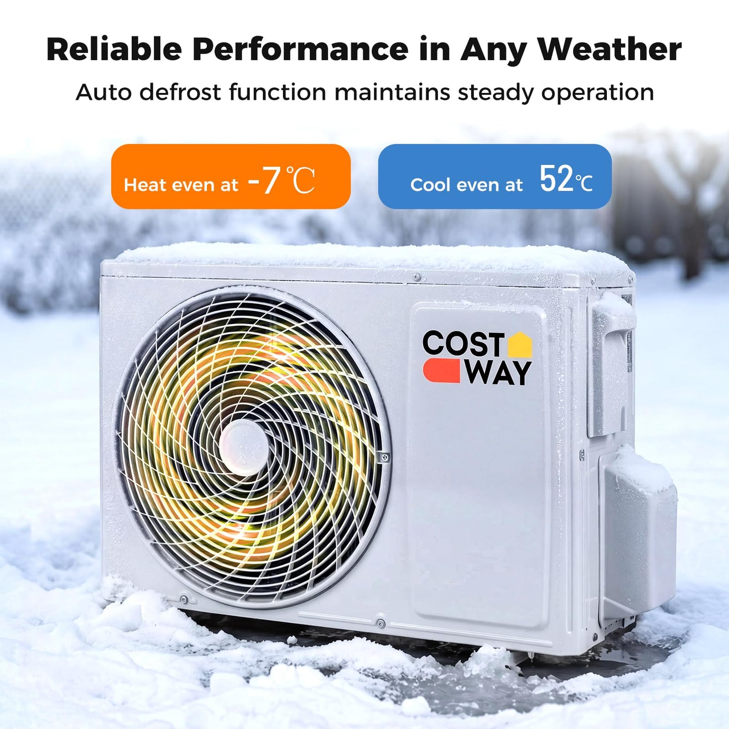 18000 BTU Mini Split Air Conditioner & Heater A++ Energy Efficient Inverter Split AC