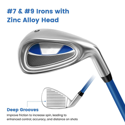 Kids Complete Golf Clubs Set for Boys and Girls Aged 8-10/11-13 Years