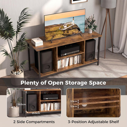 TV Stand Cabinet for 50 Inch TVs, with Power Outlets