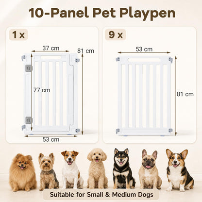 Plastic Dog Playpen, Pet Puppy Play Pen