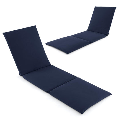 182x59cm Garden Recliner Cushions Chaise Sunlounger Replacement Pad