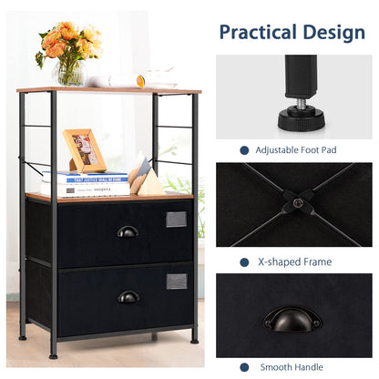 Metal Frame Cabinet Organiser for Home Bedroom