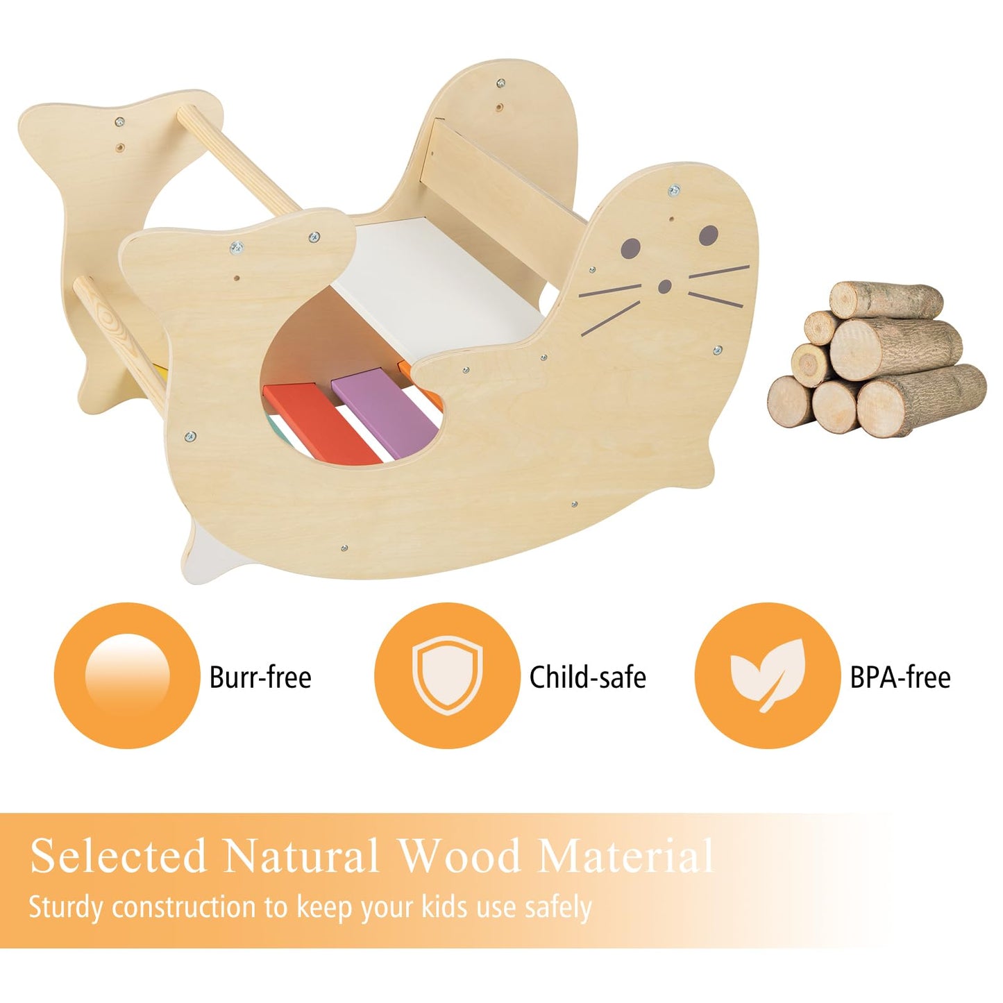 3-in-1 Climbing Toy Set for 3-14 Years Old Toddlers
