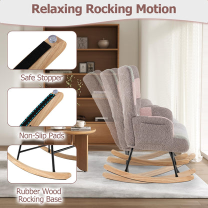 Relax Rocking Chair for Nursery Living Room Bedroom