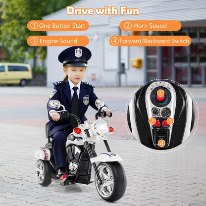 Kids Electric Motorcycle Motorbike 6V Battery Horn Headlight