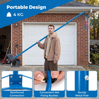 Netball Stand and Post, Adjustable Basketball Goal System