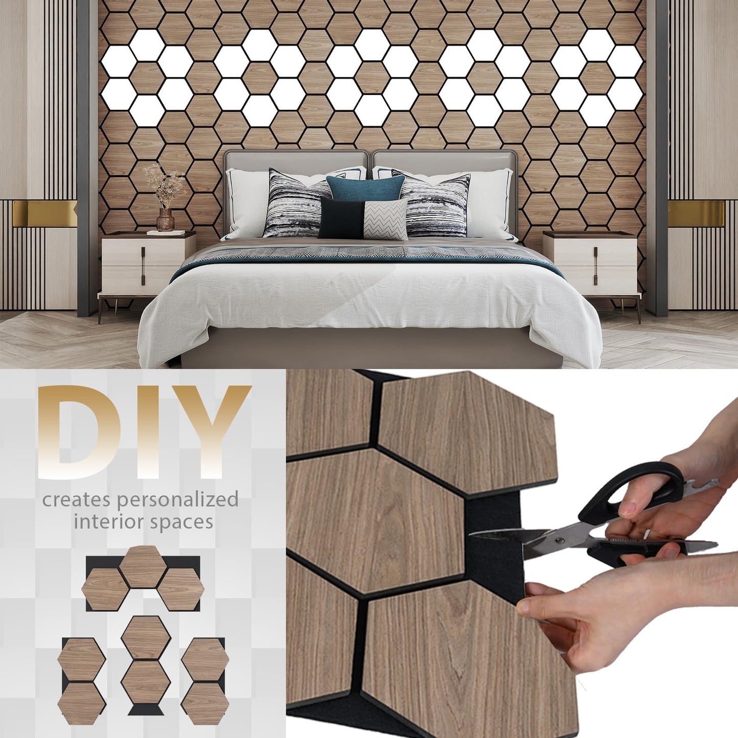 4 Pack Acoustic Panels for Walls 81 x 66 cm Sound Absorbing Panel