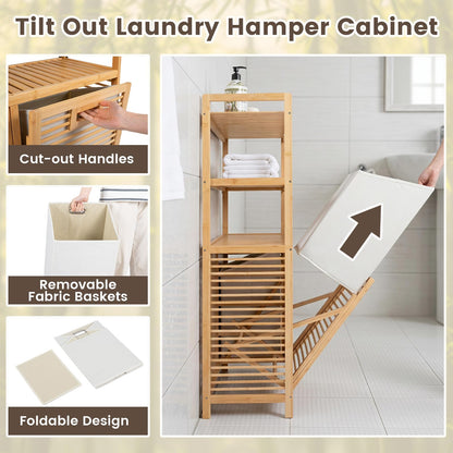 Tilt Out Laundry Basket, Pull Out Laundry Hamper Cabinet