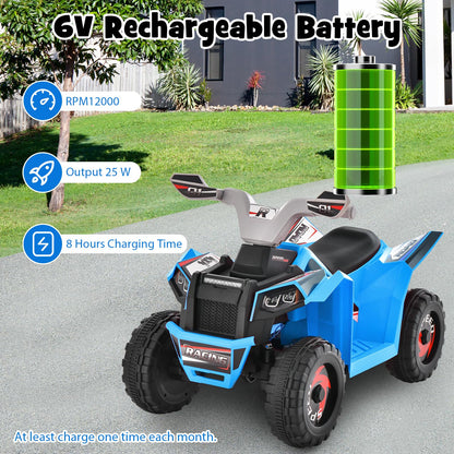 Kids Ride on ATV with Direction Control Large Seat