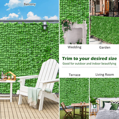 Ivy Leaf Trellis Expandable Artificial Hedge Fence