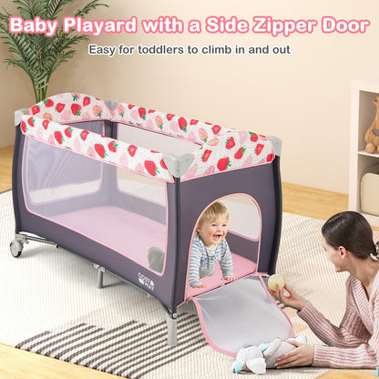 4 in 1 Foldable Travel Cot