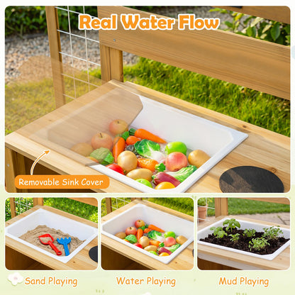 Mud Kitchen, Outdoor Kids Play Kitchen