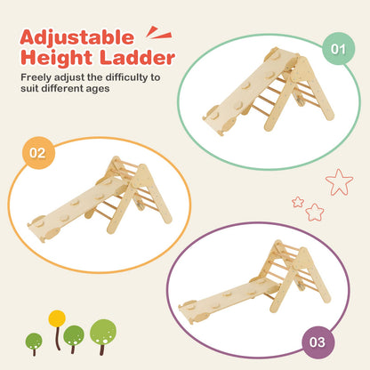 Triangle Climbing Toys with Climbing Triangle Arch Ramp