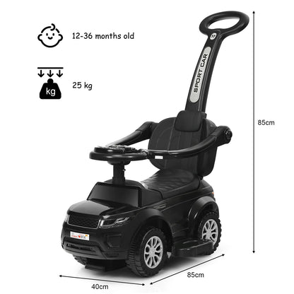 3 in 1 Kids Ride on Push Car