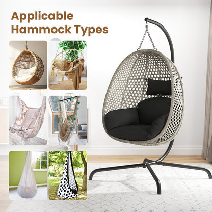 C Frame Hammock Chair Stand for Living Room