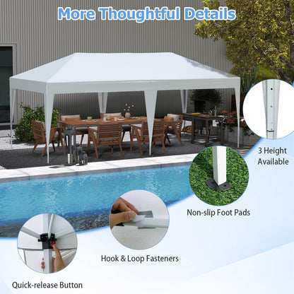 300 x 600 cm Portable Pop up Canopy Tent with Carry Bag