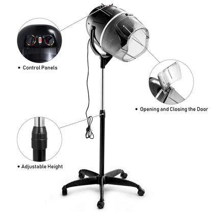 Portable Salon Hood Hairdryer with Stand