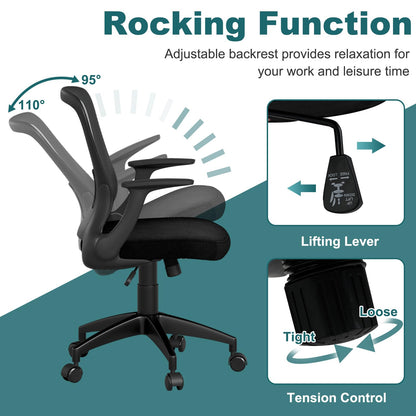 Ergonomic Mesh Office Chair with Adjustable Backrest