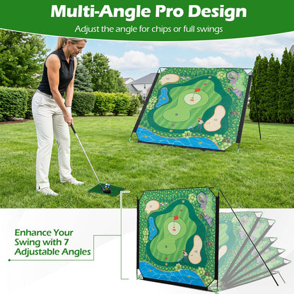 Large Golf Chipping Game Set for Adults & Kids