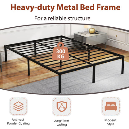 King and Double Size Heavy Duty Metal Platform Bed Frame
