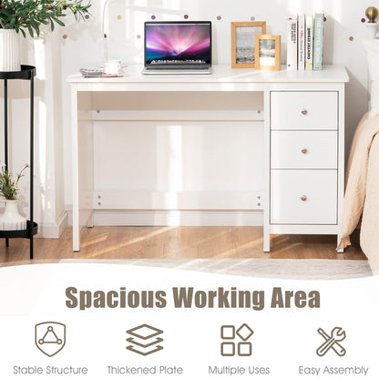 Modern Computer Desk with 3 Drawers for Home Office