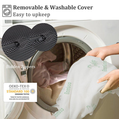 Folding Mattress, Tri Fold Portable Floor Mattresses with Side Handles