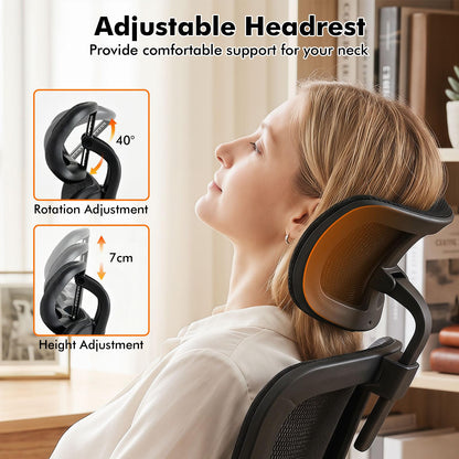 Ergonomic Office Chair, High Back Swivel Mesh Computer Desk Chair