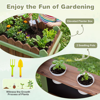 Outdoor Mud Farm Playset for Kids Age 3+