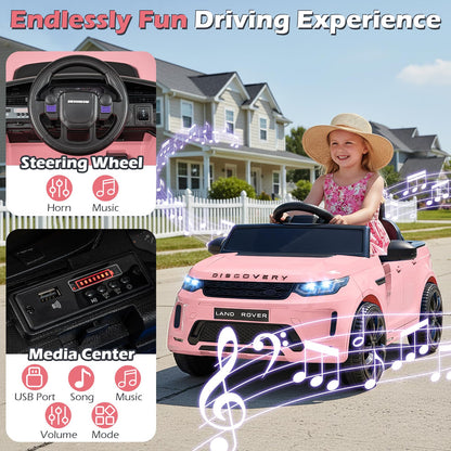 12V Ride on Car with Remote Control and Music Licensed Land Rover