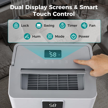 40L Dehumidifier for Home 50 M2 Portable Dehumidifier with 3 Modes