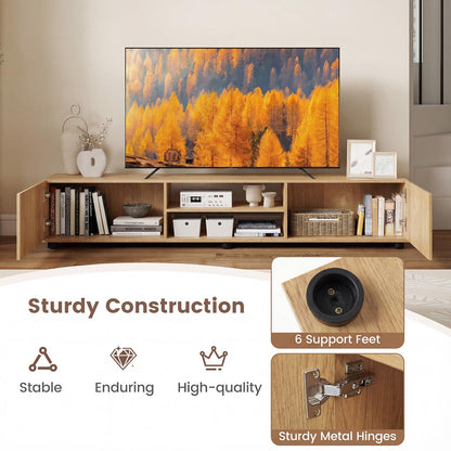TV Unit for 70 Inch TVs, 160cm TV Stand Cabinet
