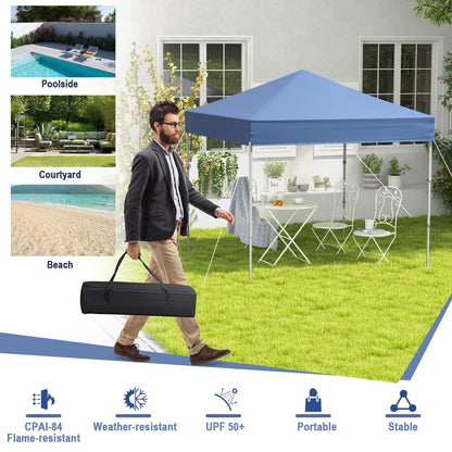 198 x 198cm Pop up Gazebo with Carry Bag for Camping Barbecue Party